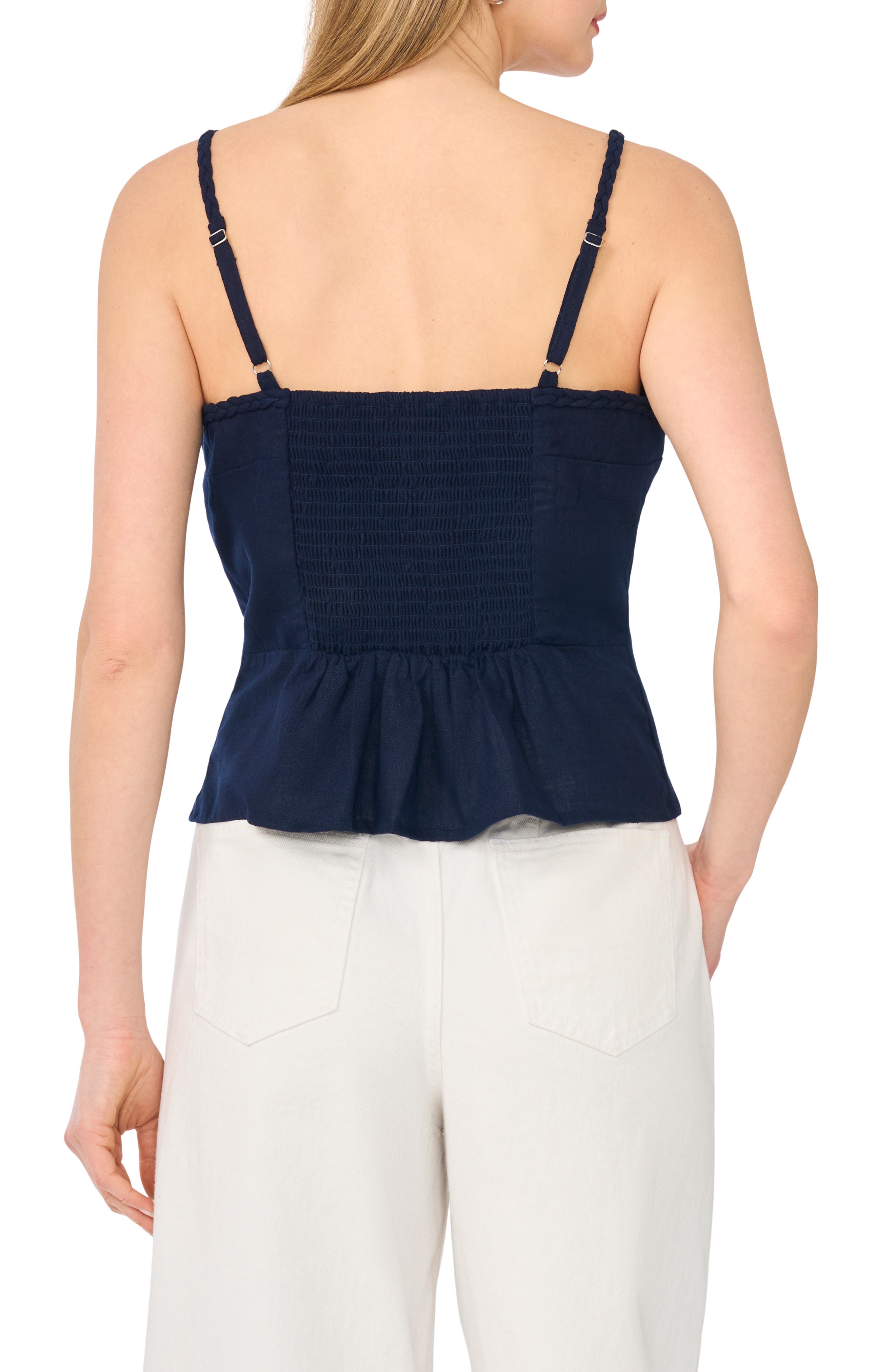 1.STATE Braided Trim Tank Top