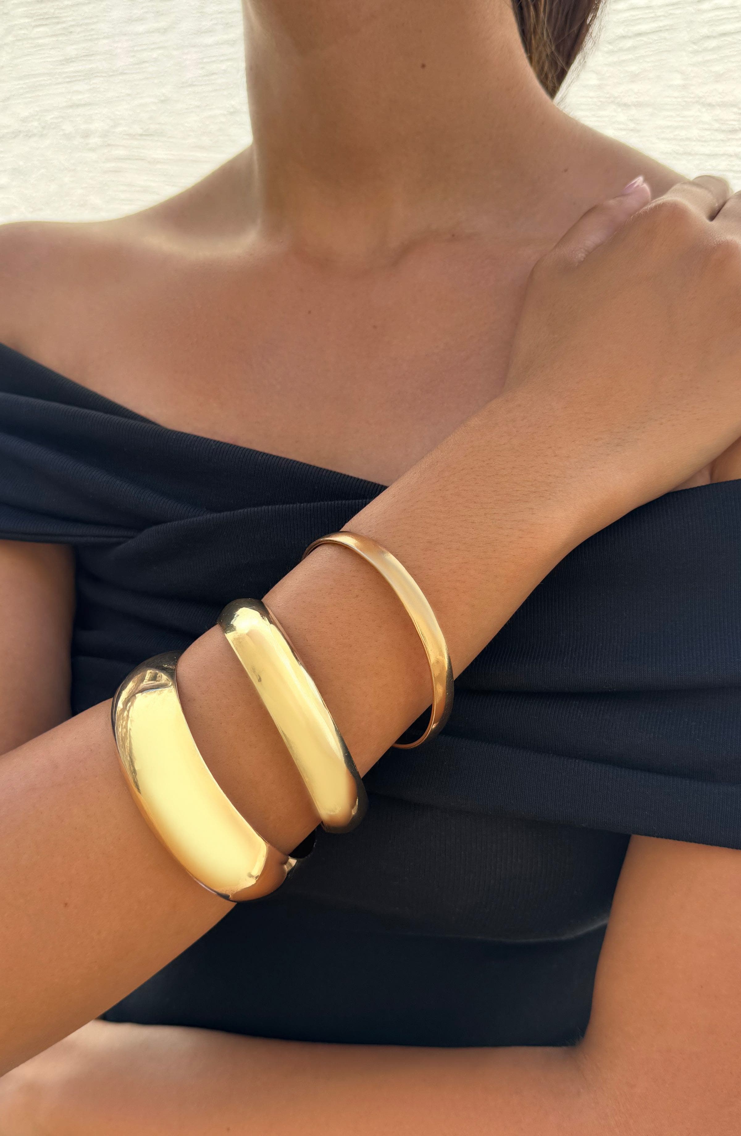 Adornia Set of 3 Assorted Bangle Bracelets