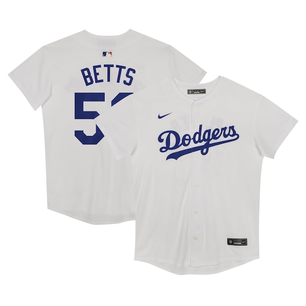Mookie Betts Los Angeles Dodgers Nike Preschool Home Game Jersey - White