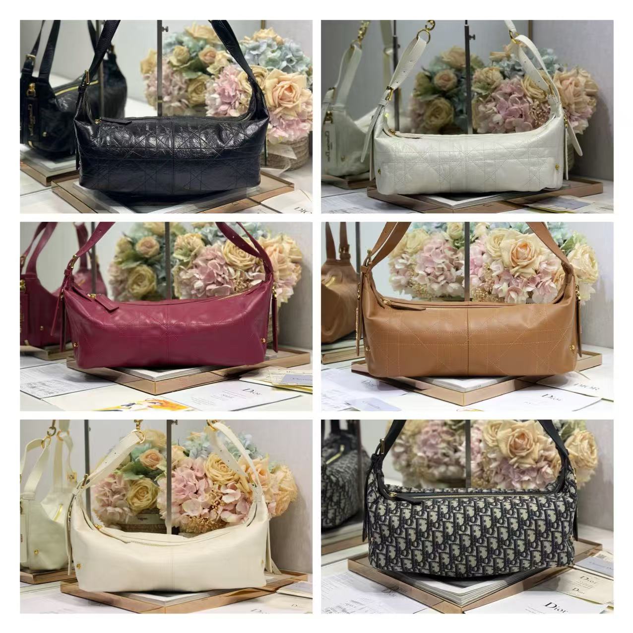 DIOR D-Journey/Cowhide Leather/33CM