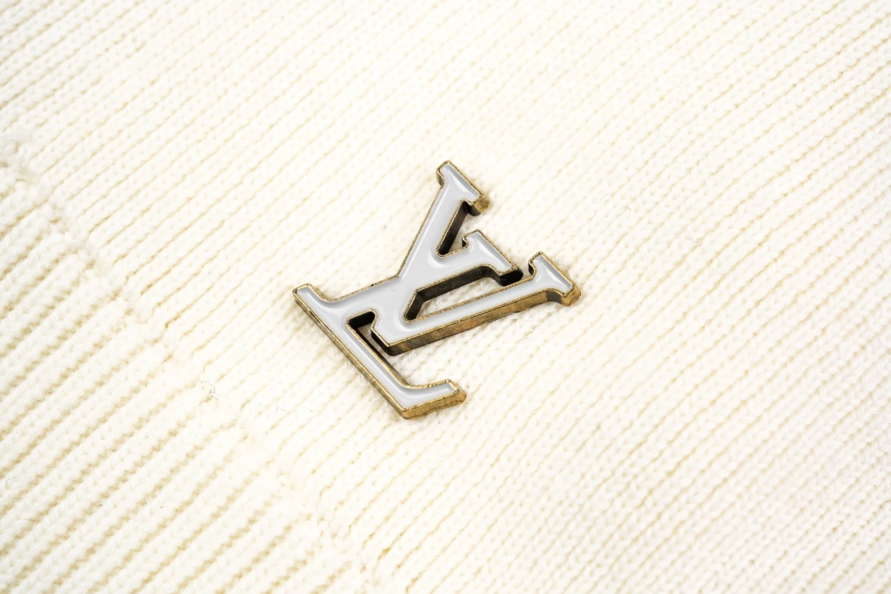 Louis Vuitton Off White Asymmetric Knit Cardigan product photo from LabelPicks