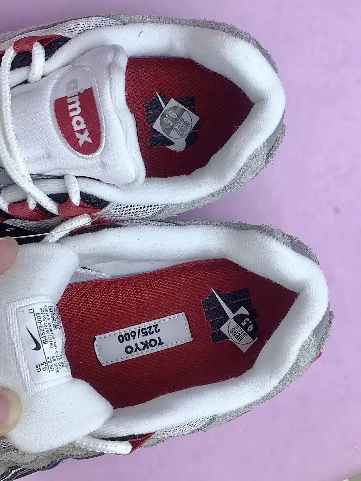 Undefeated x Nike Air Max 95 SP Geo 'Tokyo Bright Crimson' Shoes product photo from LabelPicks
