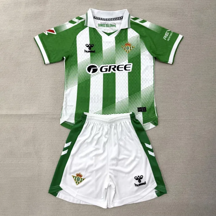 Kids Real Betis Home Suit & Socks 26/27