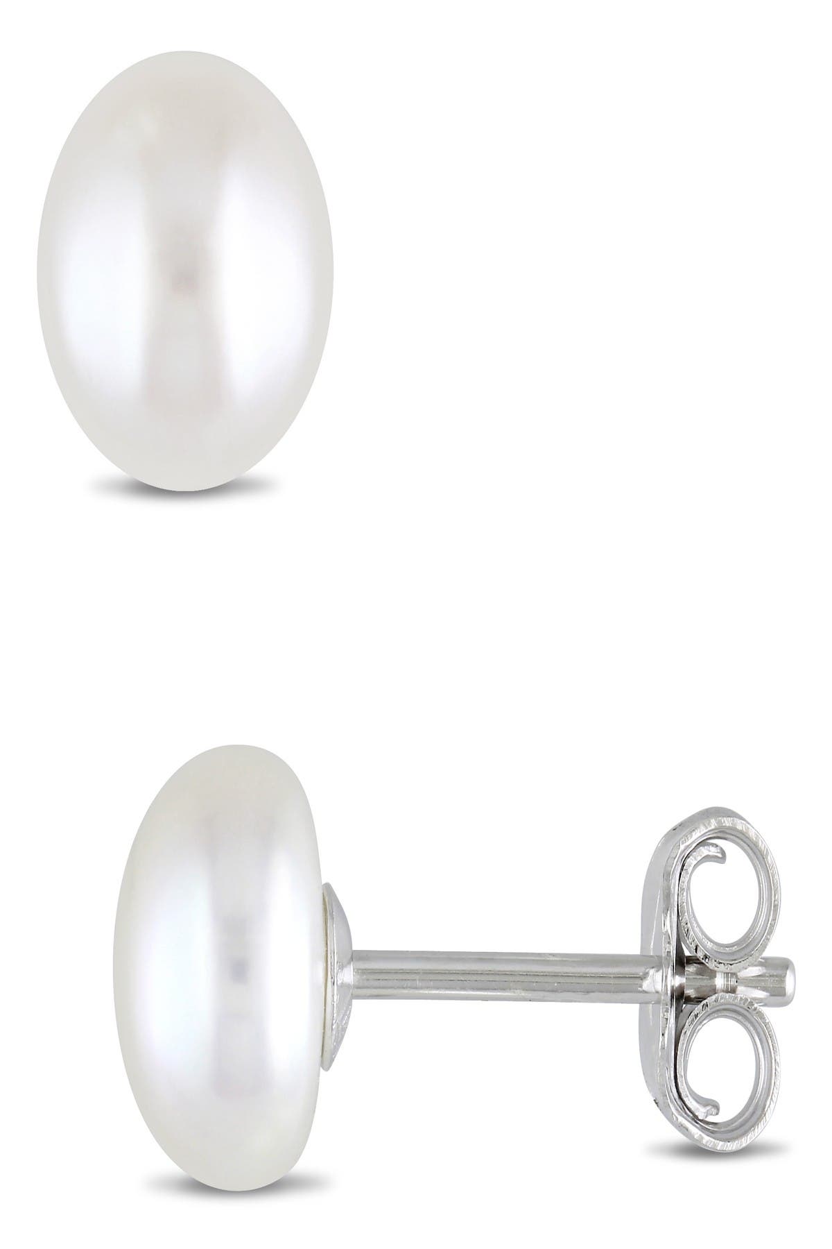 DELMAR Sterling Silver Created White Sapphire Double Halo Prasiolite Ring