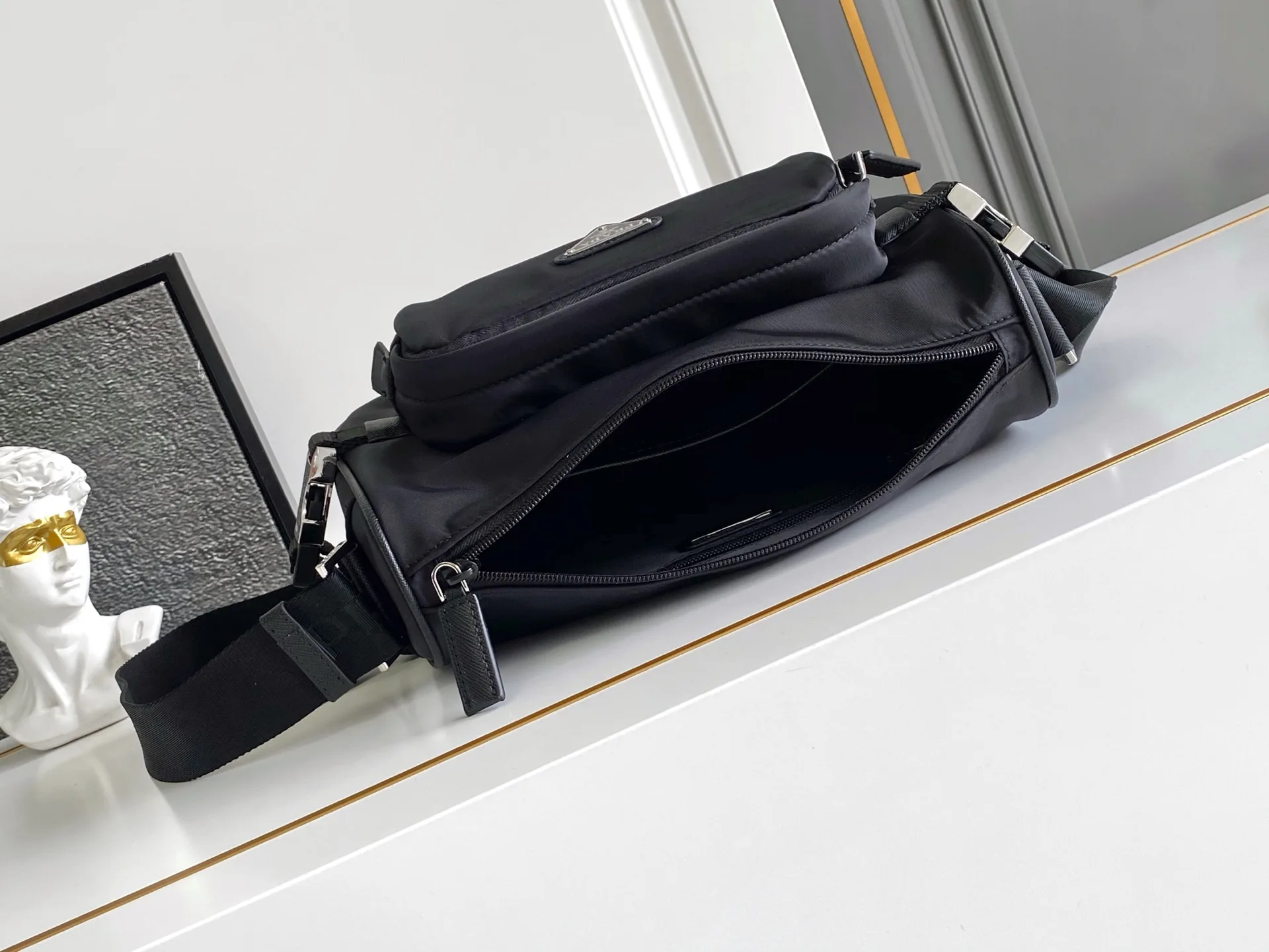 Prada Grained Leather Crossbody Bag product photo from LabelPicks