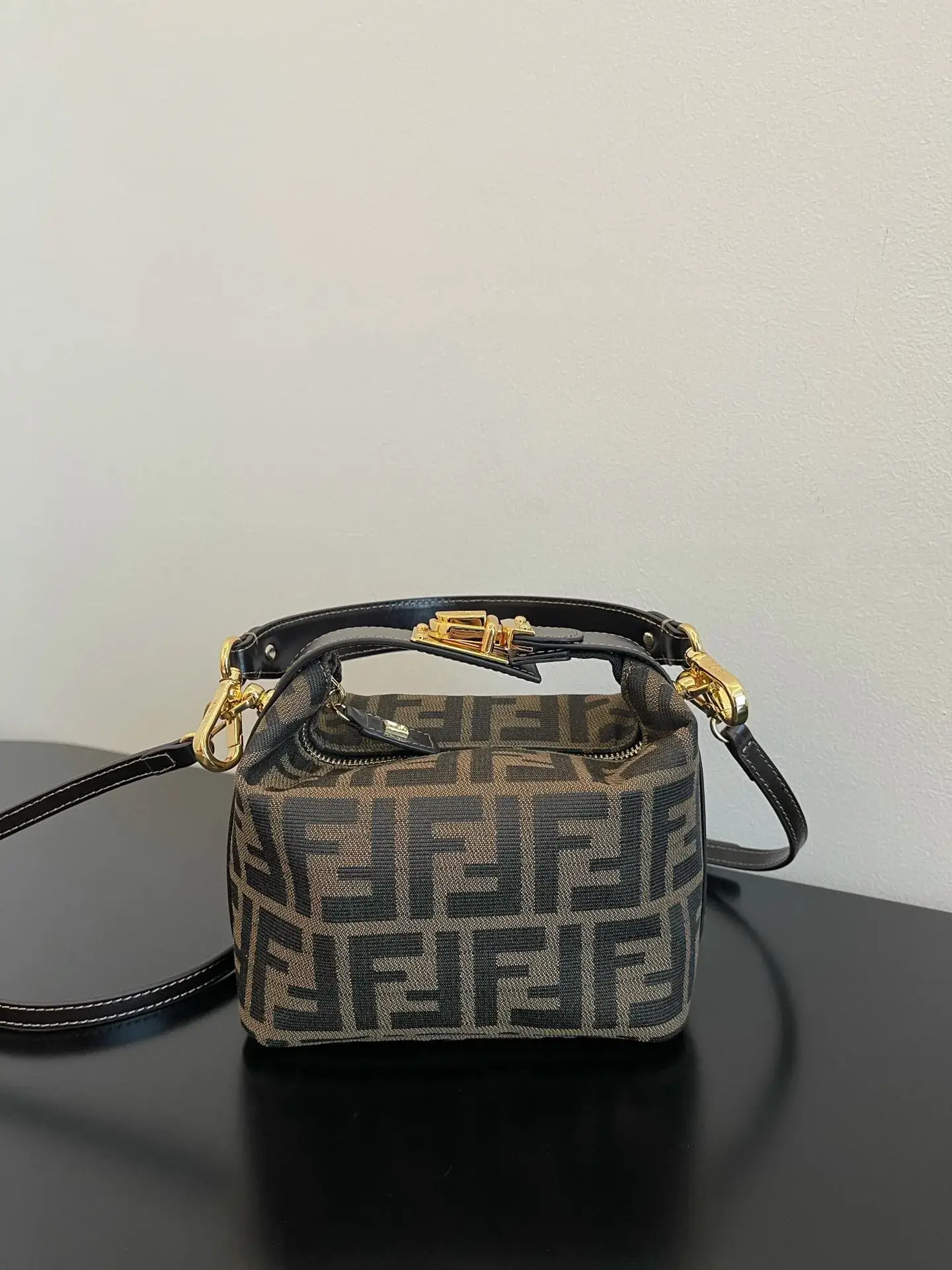 Fendi Monogram Canvas Top Handle Bag product photo from LabelPicks