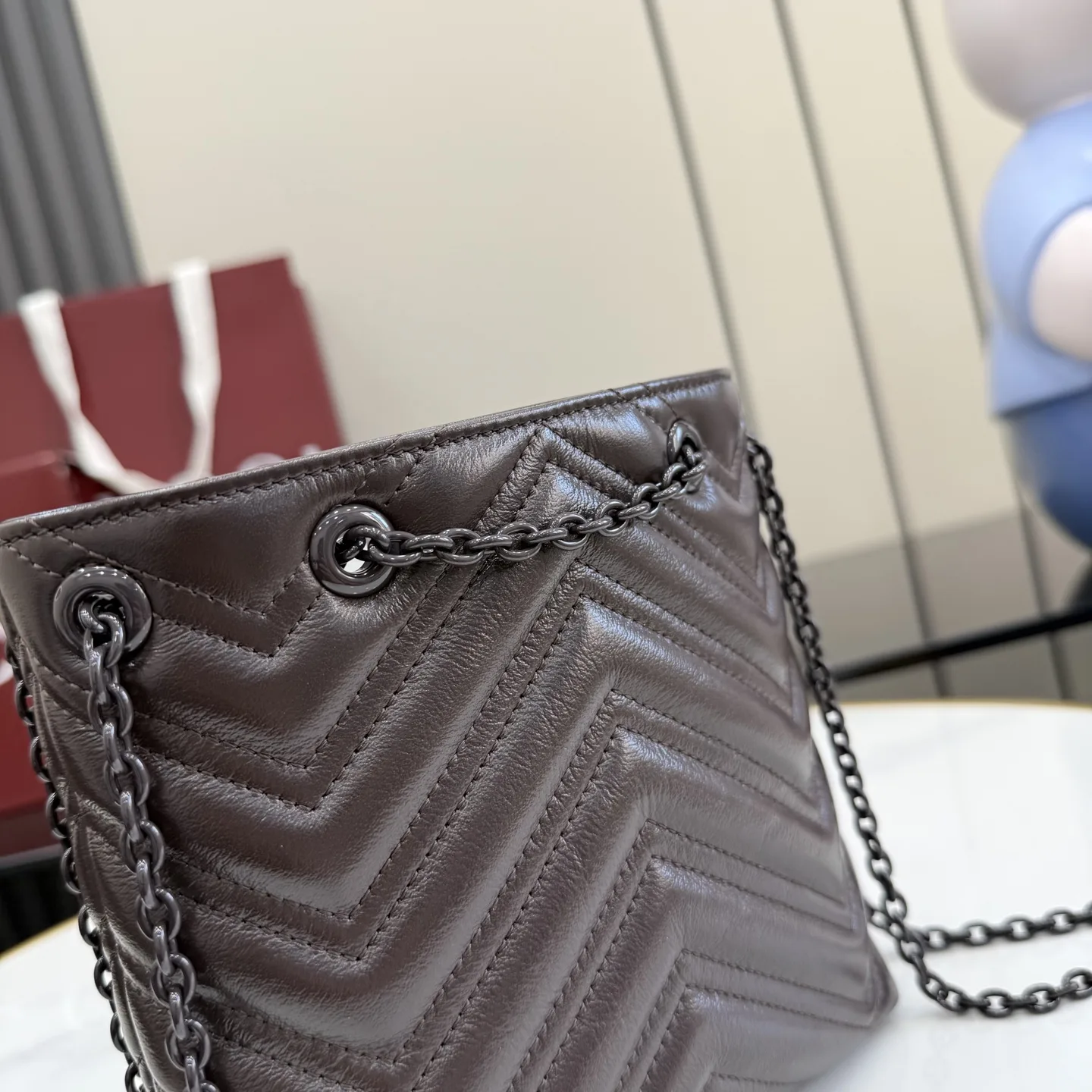 Gucci Marmont GG Supreme Canvas Bucket Bag product photo from LabelPicks