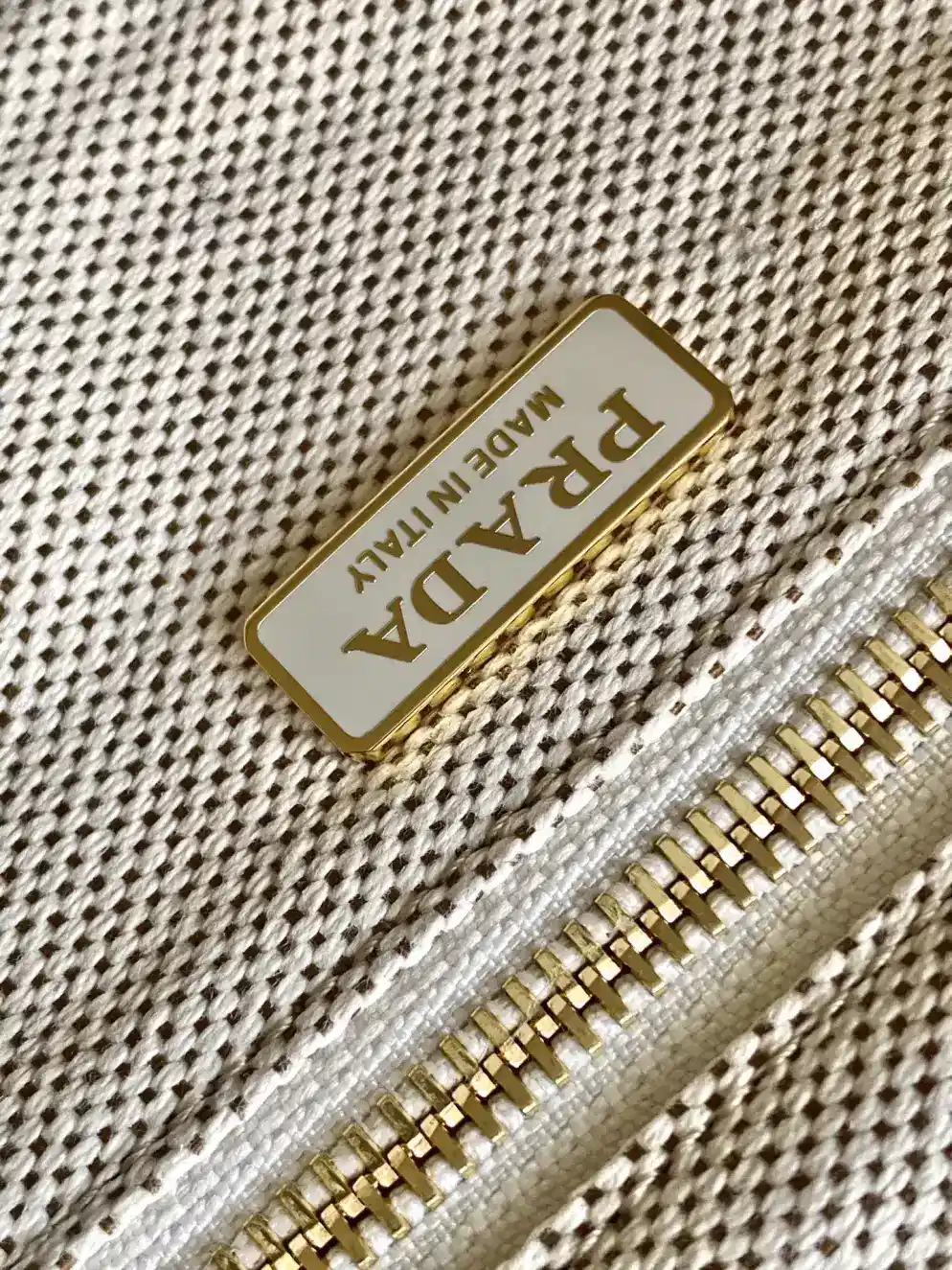 Prada Canvas and Leather Tote Bag product photo from LabelPicks