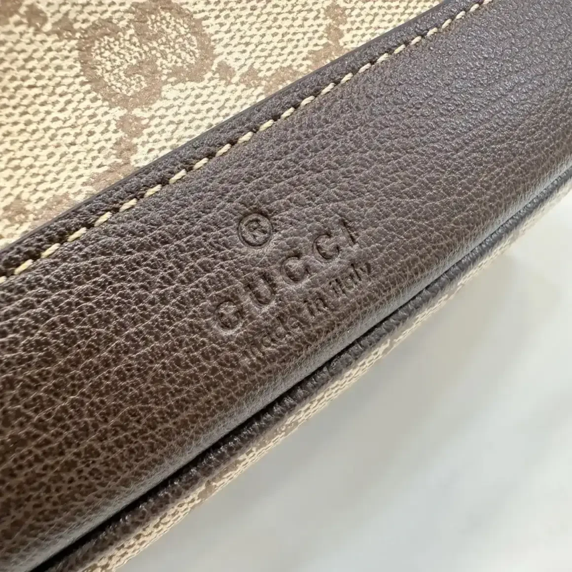 Gucci Brown Generation Canvas and Leather Bucket Bag product photo from LabelPicks