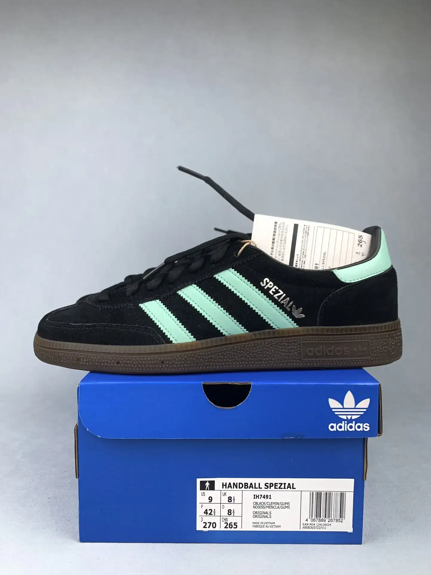 adidas Handball Spezial Clear Mint Shoes product photo from LabelPicks