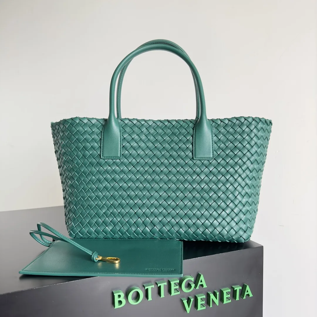 Bottega Veneta Intrecciato Woven Leather Cabat Shoulder Bag product photo from LabelPicks