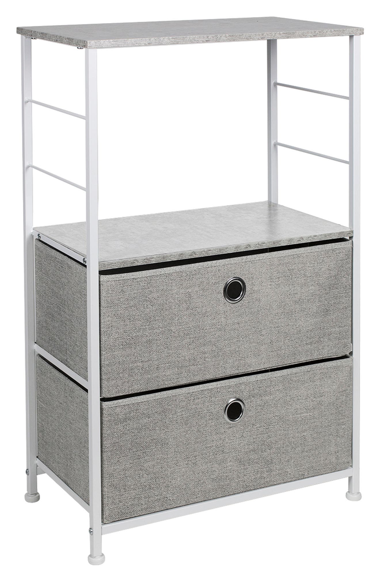 SORBUS 2-Drawer Table Dresser