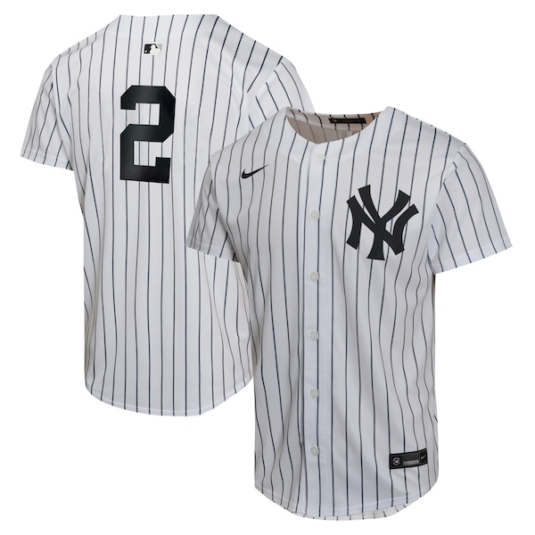 Derek Jeter New York Yankees Nike Youth Home Retired Game Player Jersey - White