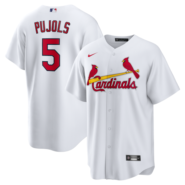 Albert Pujols St. Louis Cardinals Nike Home Retired Player Replica Jersey - White