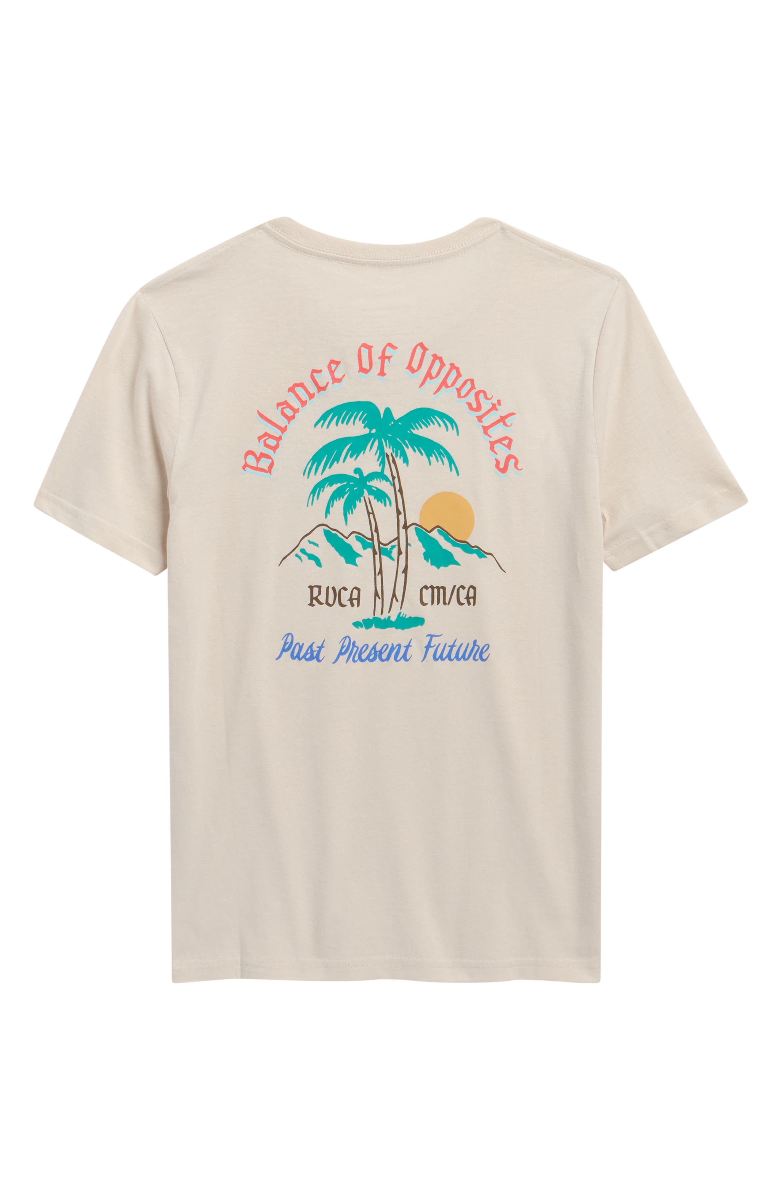 RVCA Kids' Frond Mural Cotton Graphic T-Shirt
