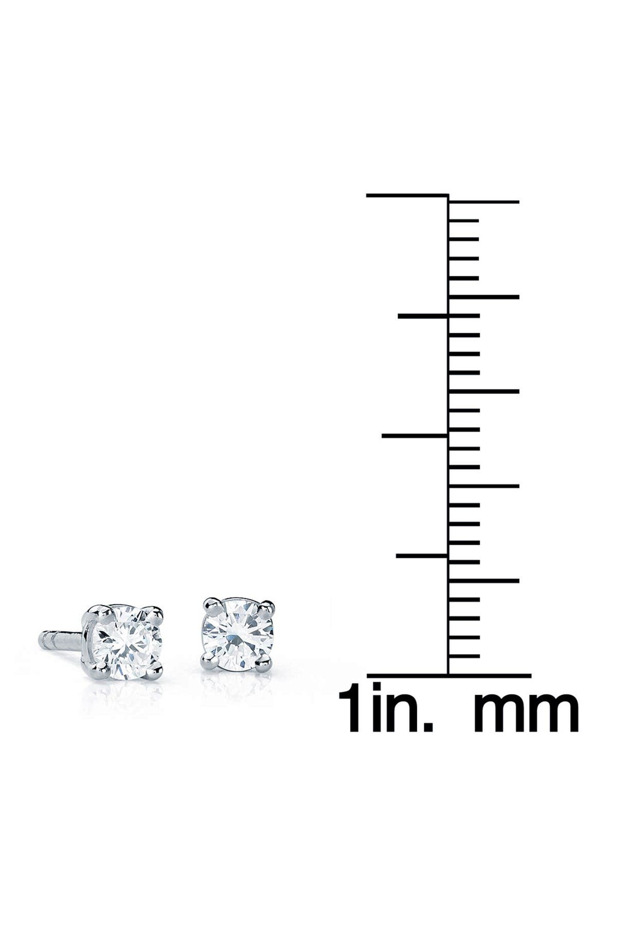 SUZY LEVIAN 14K White Gold Diamond Stud Earrings - 0.25ctw