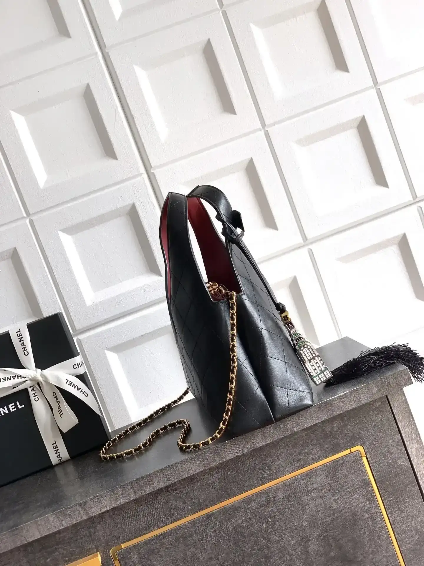 Chanel Burgundy Shoulder Bag product photo from LabelPicks