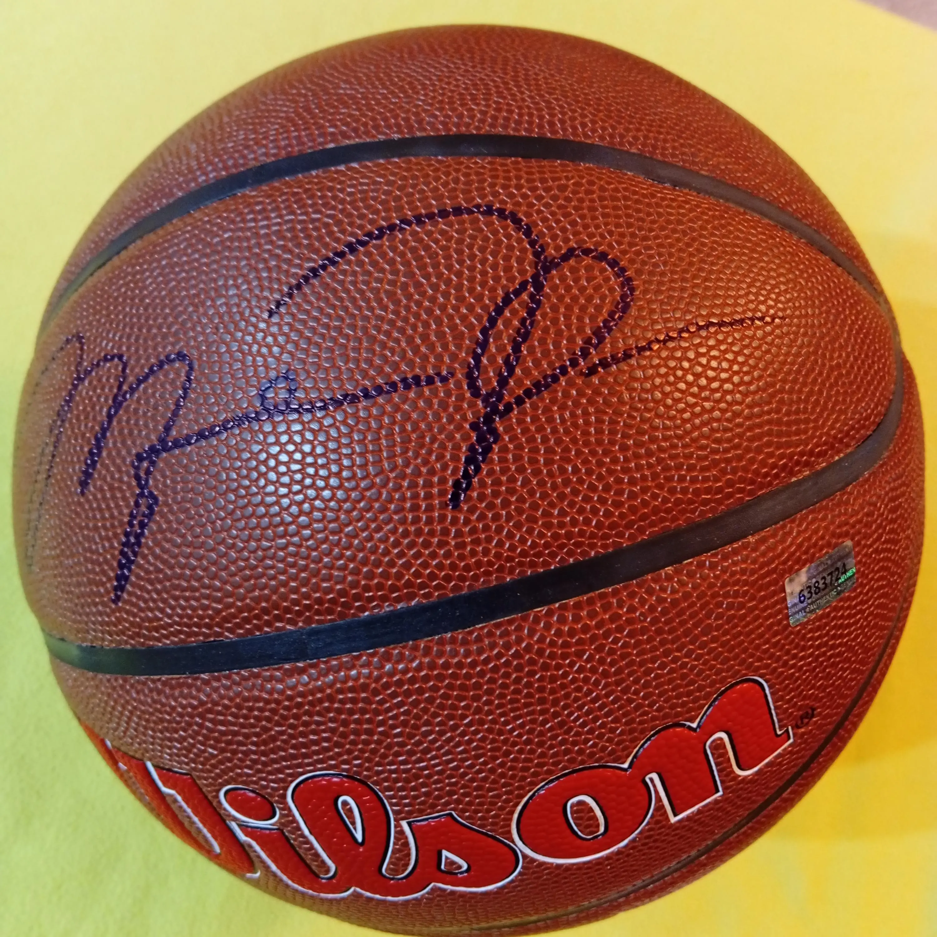 Michael Jordan Signed Autographed Chicago Bulls Basketball With COA