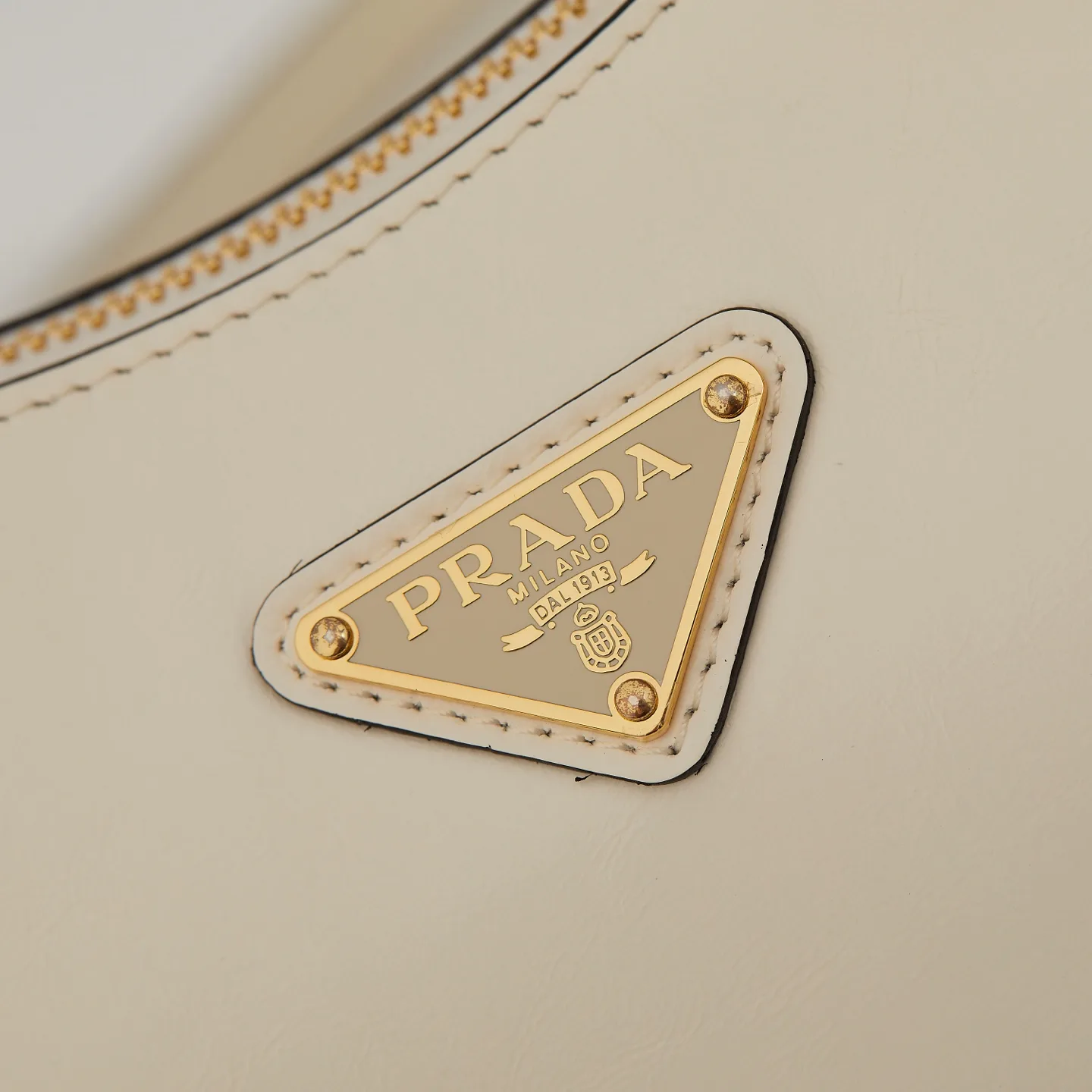 Prada White Calfskin Hobo Bag product photo from LabelPicks