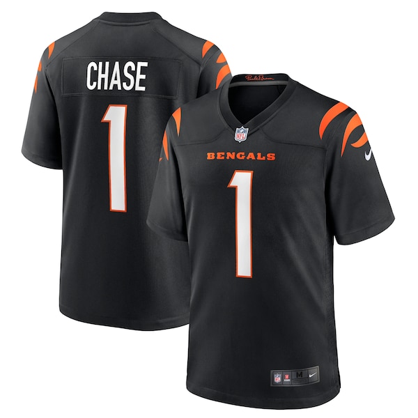 Ja'Marr Chase Cincinnati Bengals Nike 2021 NFL Draft First Round Pick Game Jersey - Black/Orange