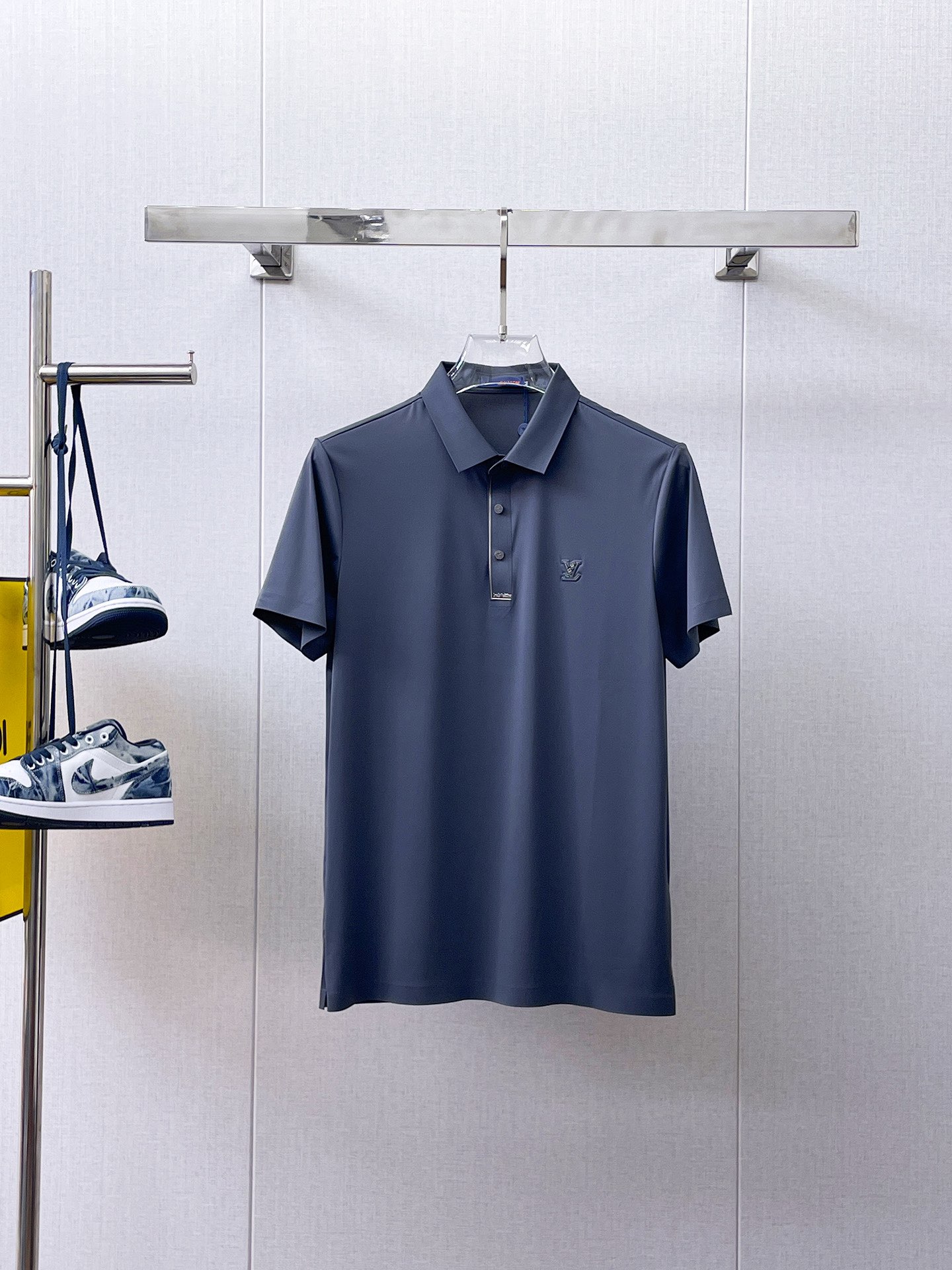 0809 New loose-fitting polo shirt