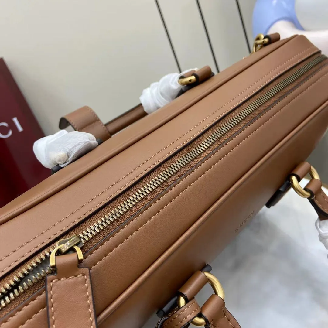 Gucci Brown Calfskin Tote Bag product photo from LabelPicks