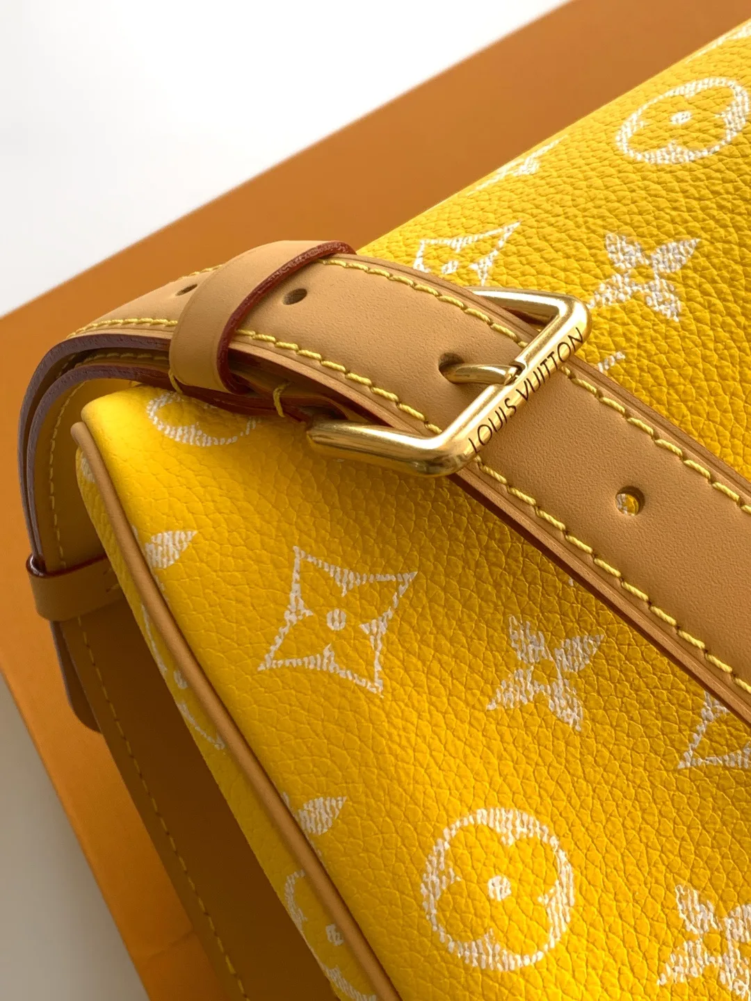 Louis Vuitton Speedy Yellow Calfskin Top Handle Bag product photo from LabelPicks