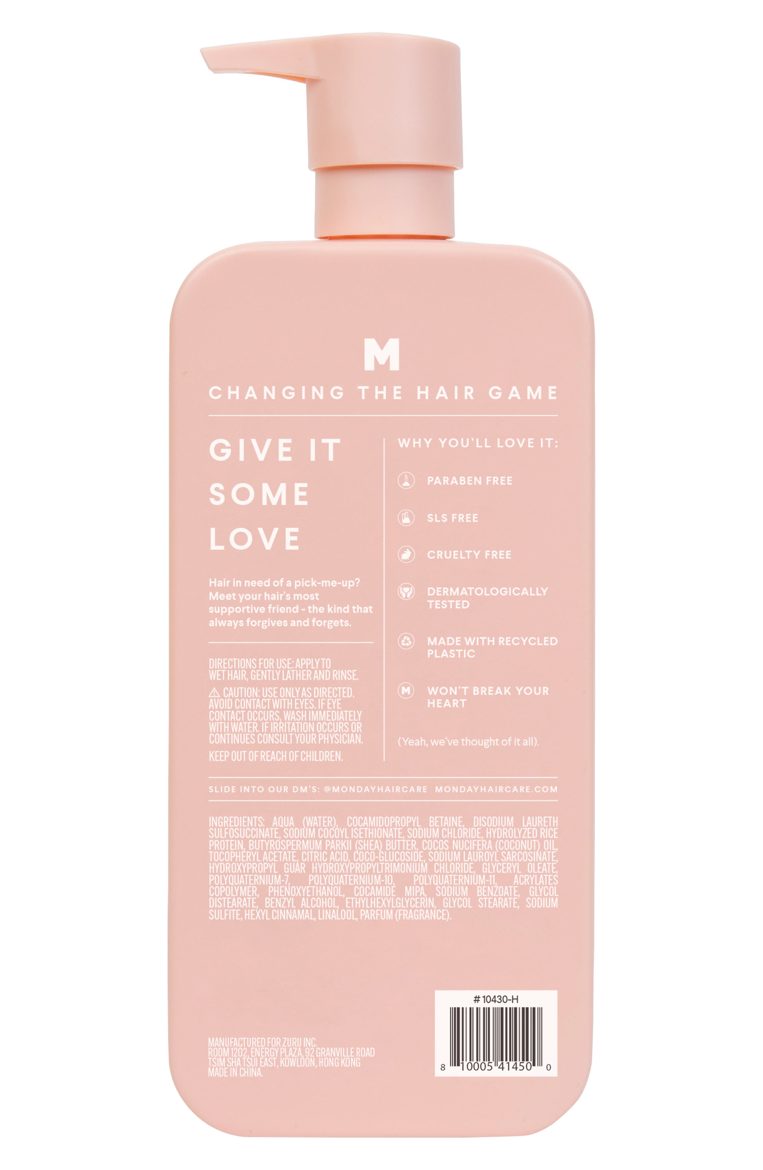 MONDAY HAIRCARE Moisture Shampoo - 27 oz.