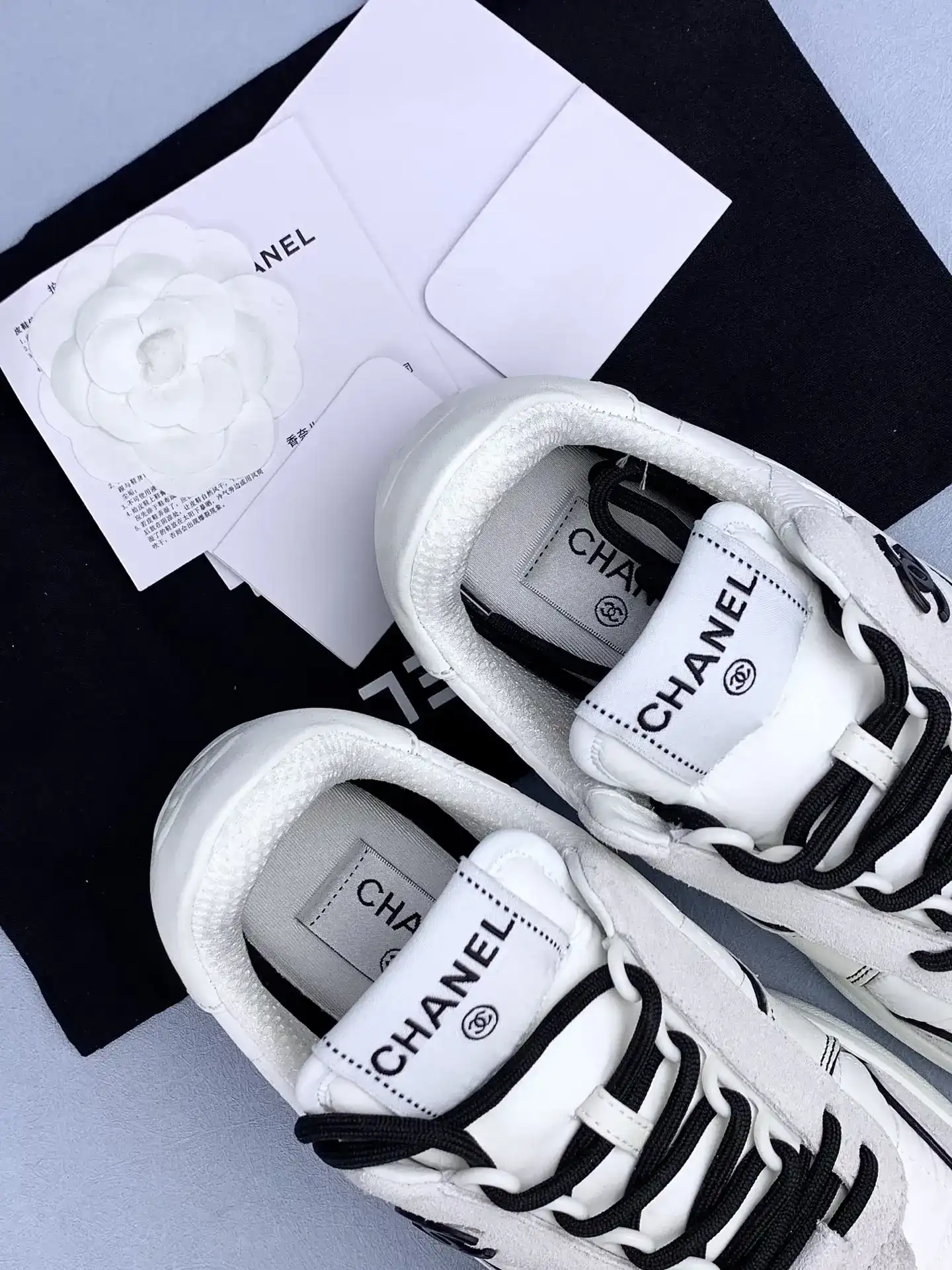 CHANEL Sneakers Fabric, Suede Calfskin & Calfskin product photo from LabelPicks