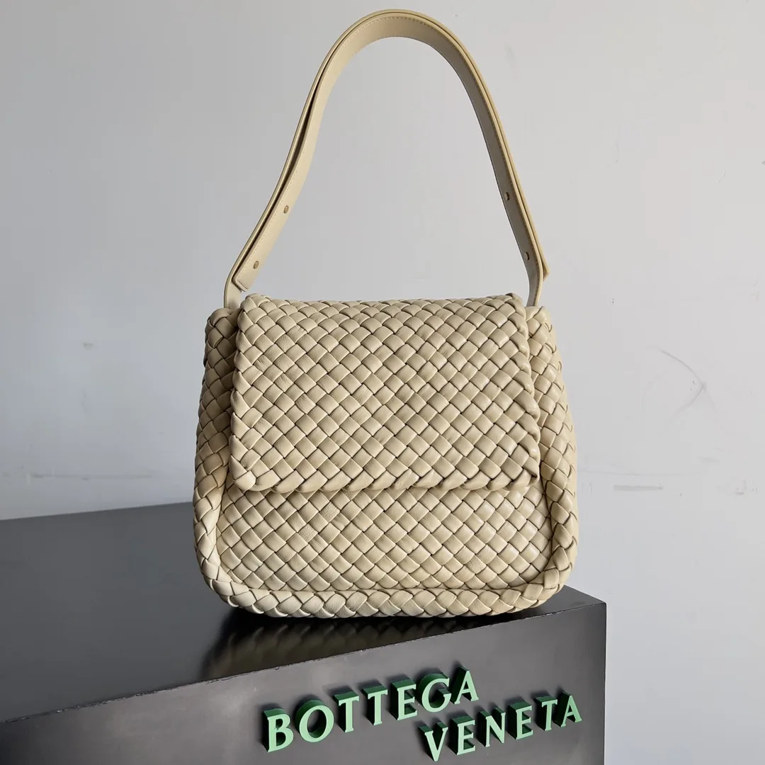 Bottega Veneta Intrecciato Woven Leather Cabat Shoulder Bag product photo from LabelPicks