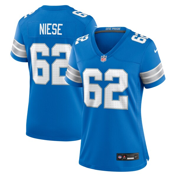 Michael Niese Detroit Lions Nike Women's Team Game Jersey -  Blue