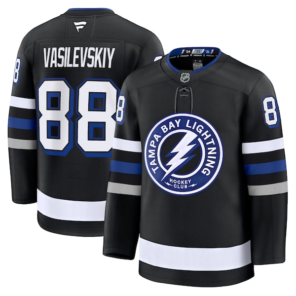 Andrei Vasilevskiy Tampa Bay Lightning  Alternate Premium Jersey - Black/Blue