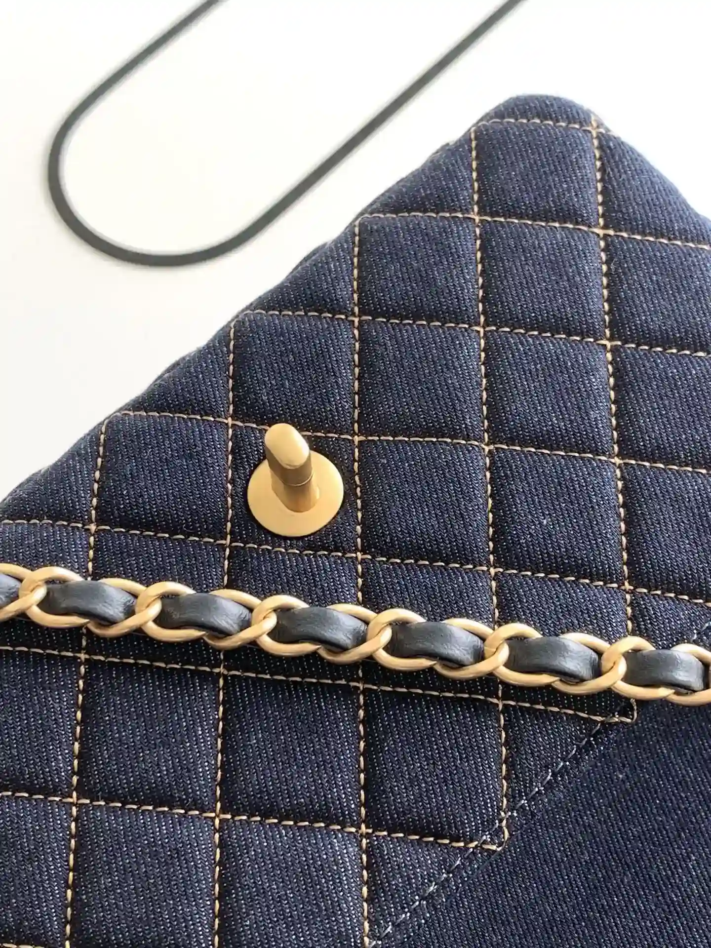 Chanel Classic Flap Navy Quilted Leather Crossbody Bag product photo from LabelPicks