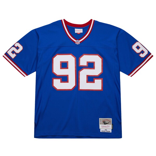 Michael Strahan New York Giants  Big & Tall 1993 Retired Player Replica Jersey - Royal