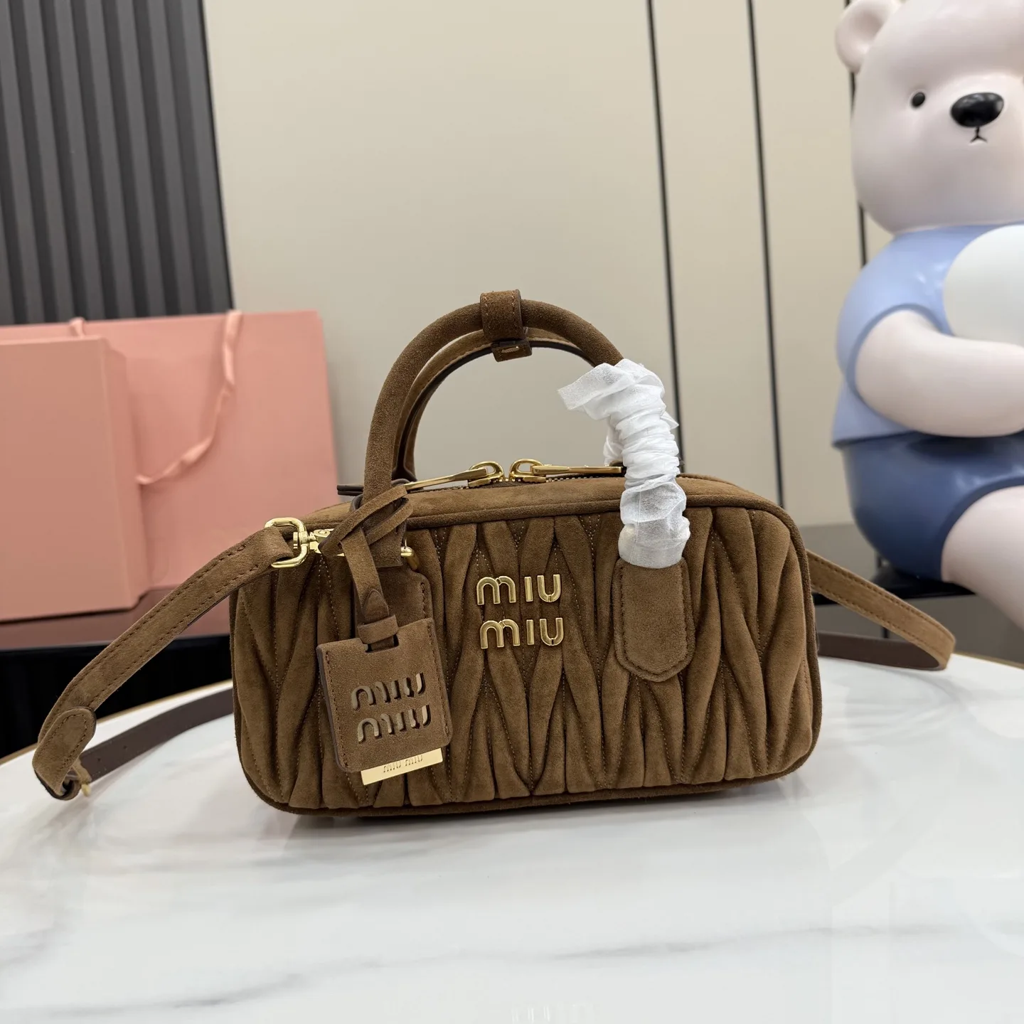 Miu Miu Arcadie Calfskin Top Handle Bag product photo from LabelPicks