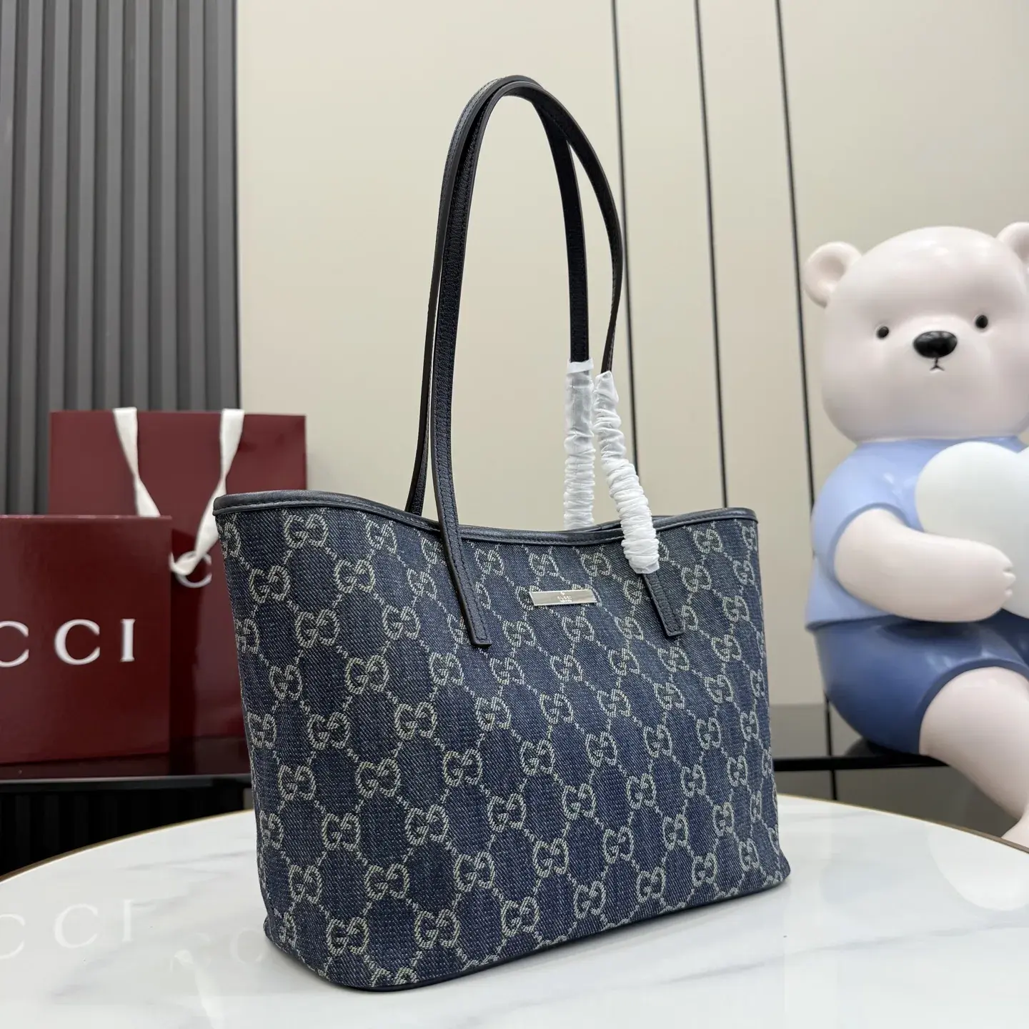Gucci Blue Generation Nylon Tote Bag product photo from LabelPicks