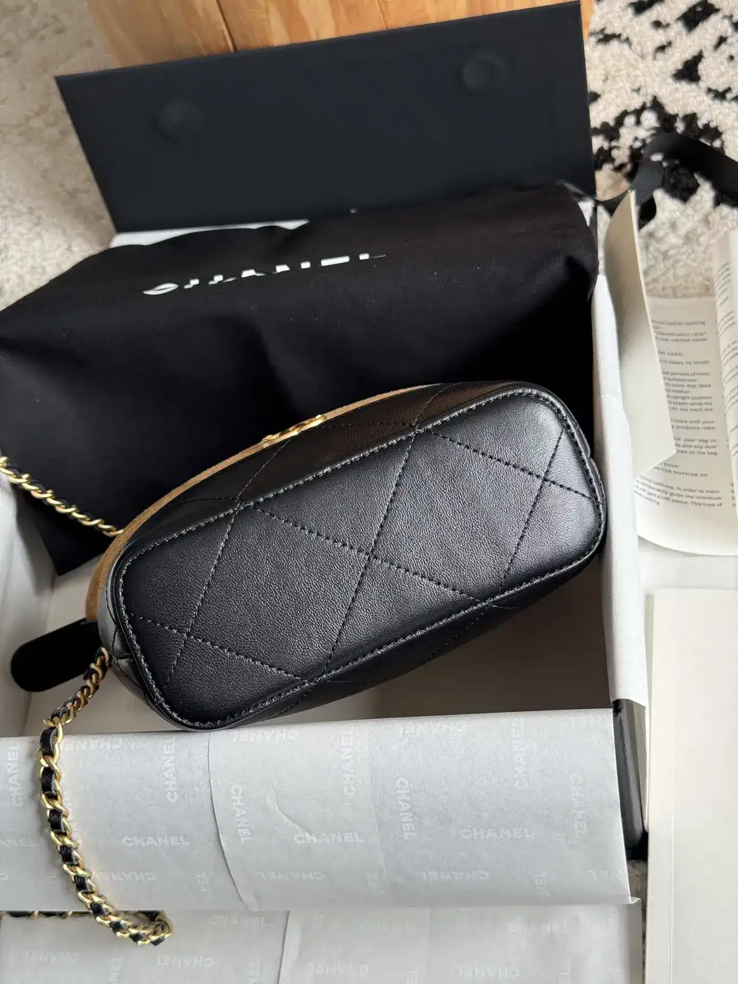 Chanel Suede Leather Top Handle Bag product photo from LabelPicks