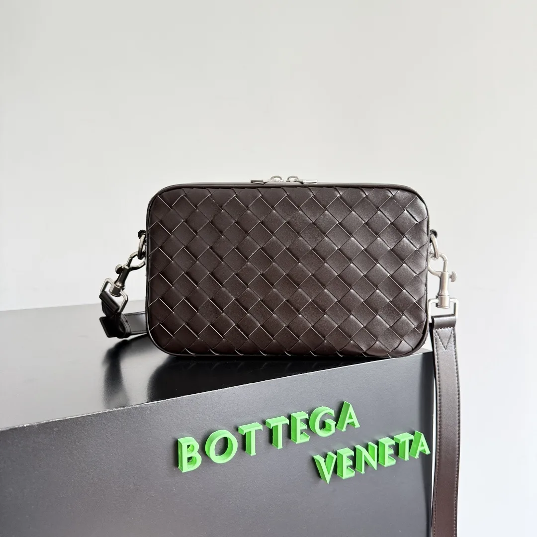 Bottega Veneta Intrecciato Woven Leather Crossbody Bag product photo from LabelPicks