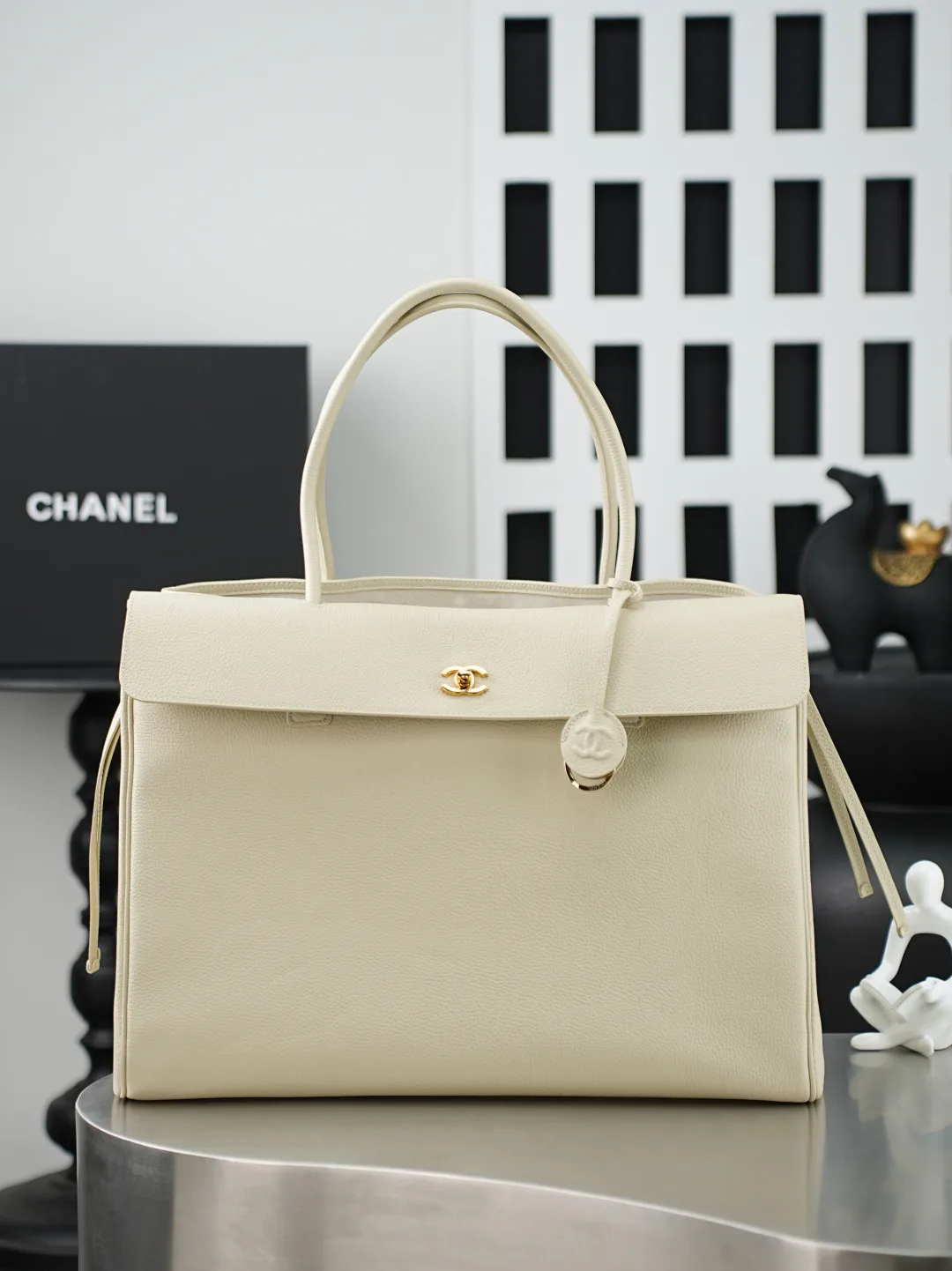 Chanel Grained Leather Tote Bag product photo from LabelPicks