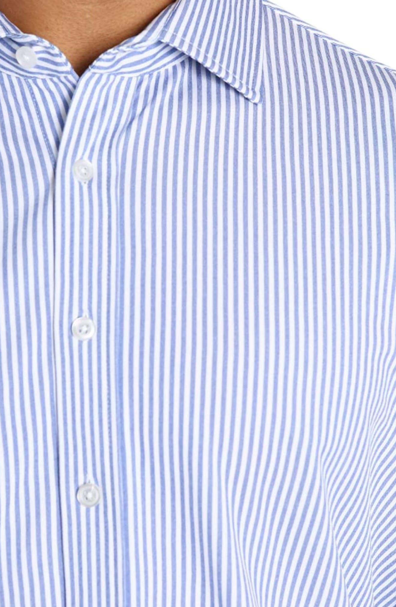 JACHS Stripe Button-Up Shirt