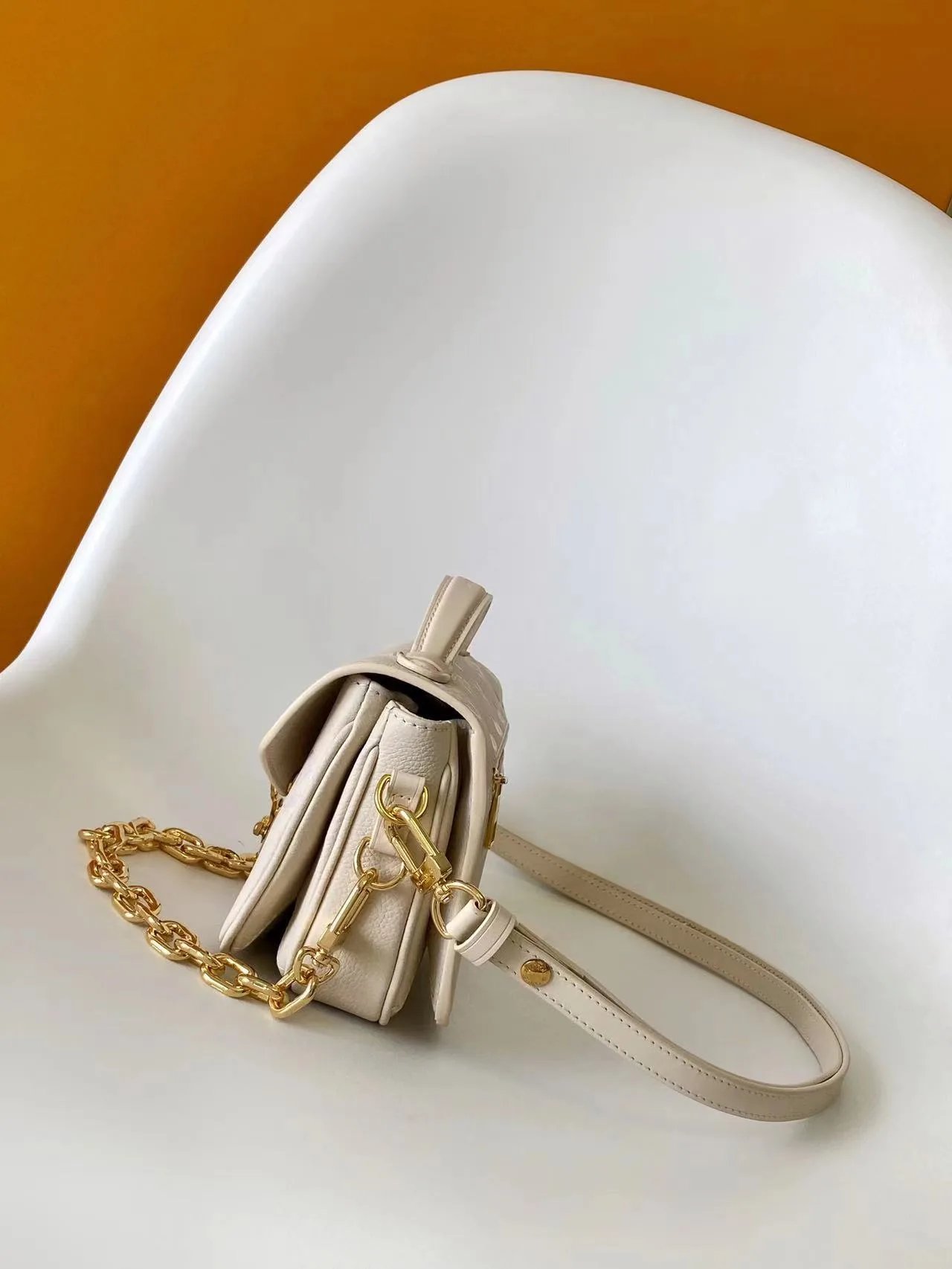 Louis Vuitton Grained Leather Pochette Shoulder Bag product photo from LabelPicks