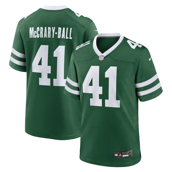 Marcelino McCrary-Ball New York Jets Nike Team Game Jersey - Legacy Green