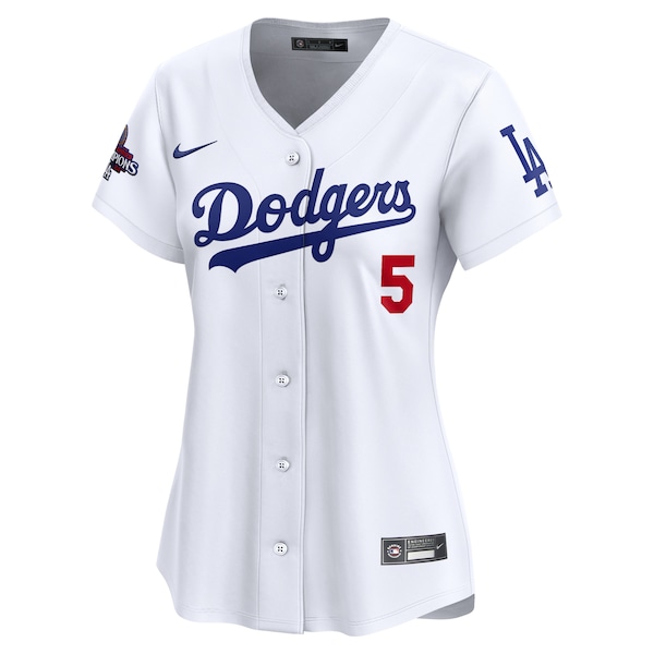 Freddie Freeman Los Angeles Dodgers Nike Women's 2024 World Series Champions Home Limited Player Jersey - White