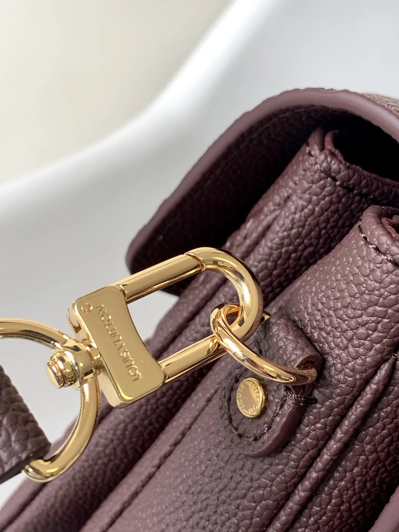 Louis Vuitton Black Pochette Grained Leather Shoulder Bag product photo from LabelPicks