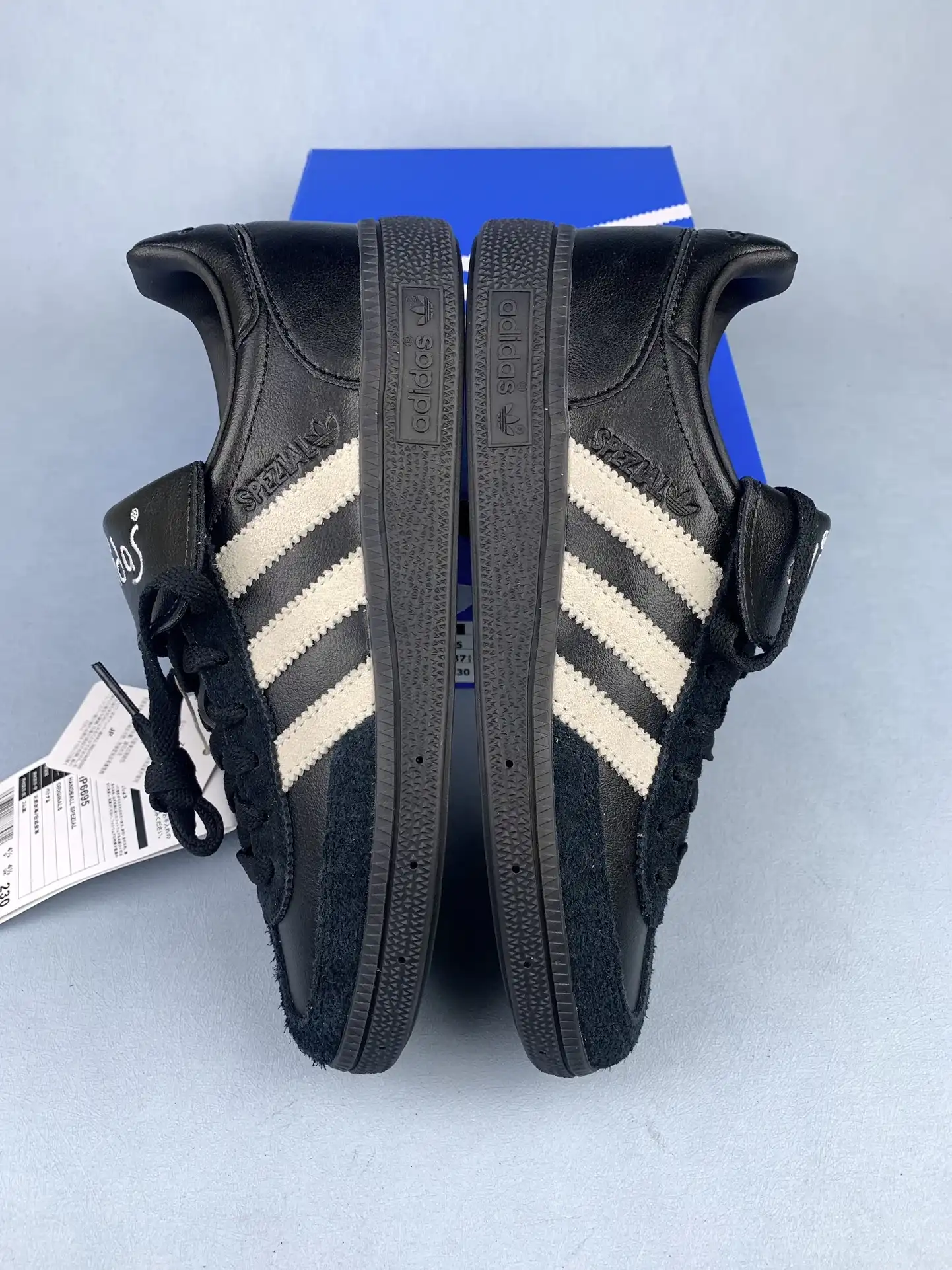 SHUKYU x E-WAX x adidas Handball Spezial Black Shoes product photo from LabelPicks