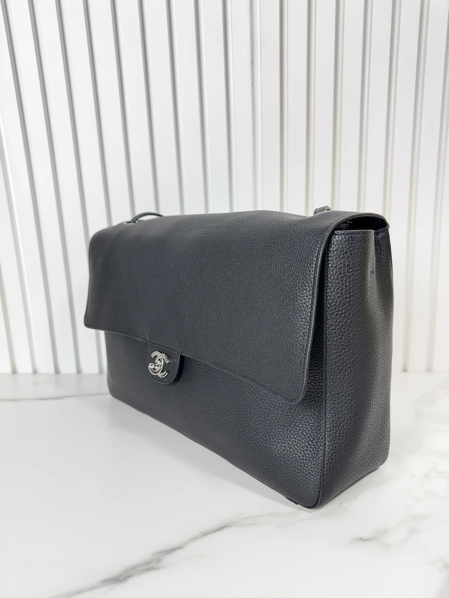 Chanel Grained Leather Classic Flap Crossbody Bag product photo from LabelPicks