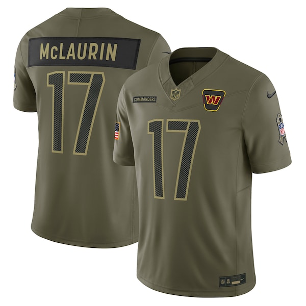 Terry McLaurin Washington Commanders Nike 2025 Salute to Service Limited Jersey - Olive