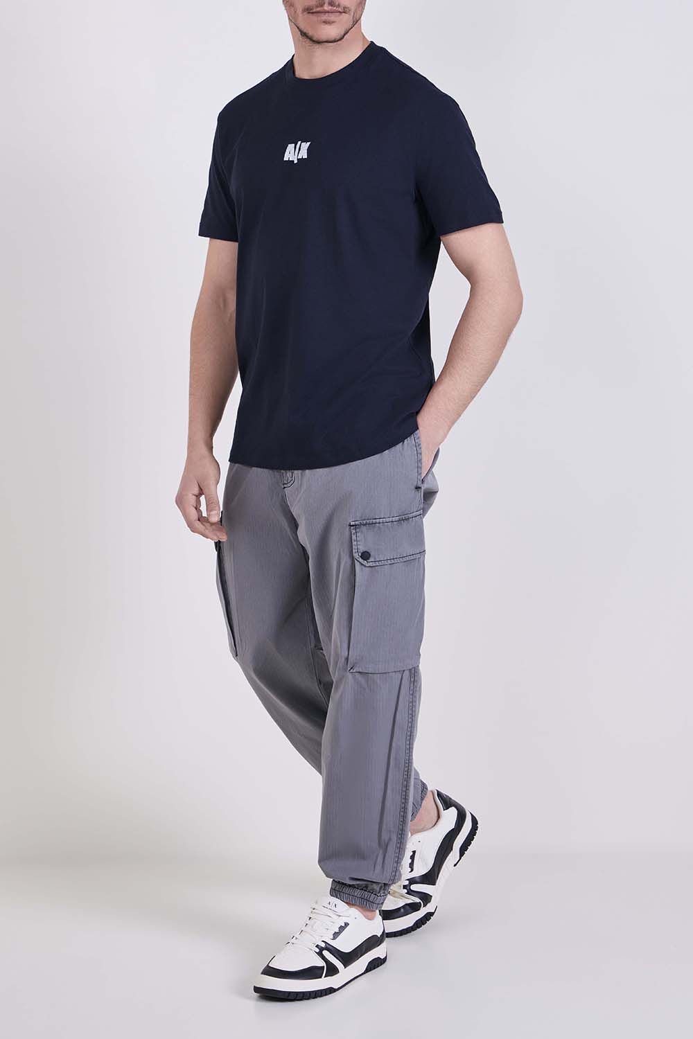 ARMANI EXCHANGE חולצת טי בגזרה ישרה