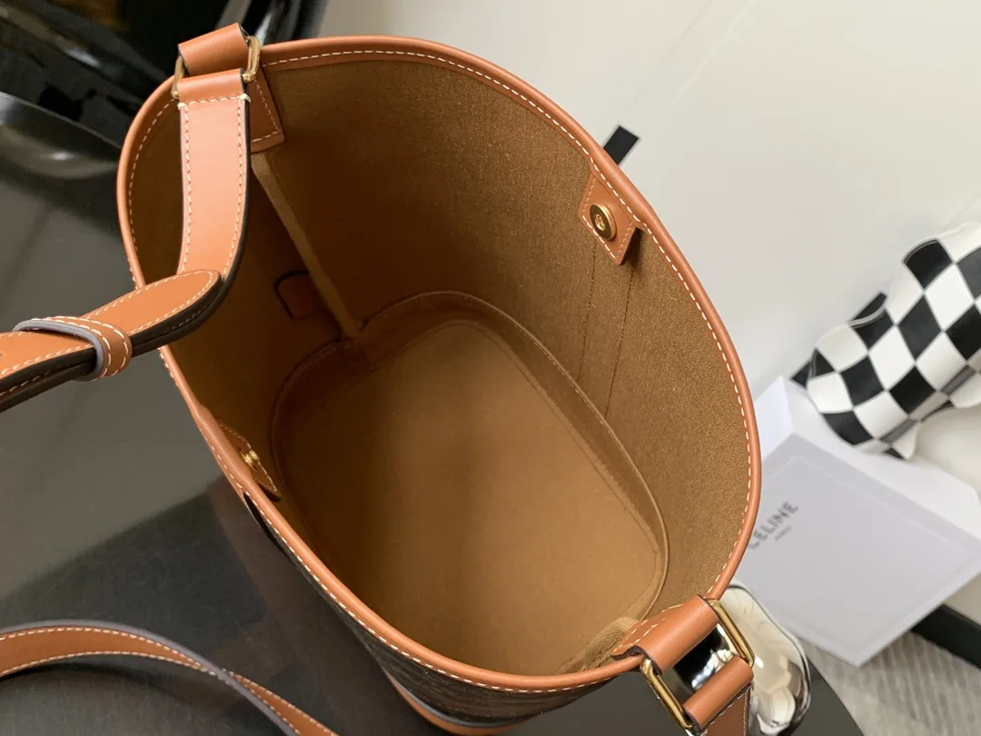 Celine Triomphe Canvas Bucket Bag product photo from LabelPicks