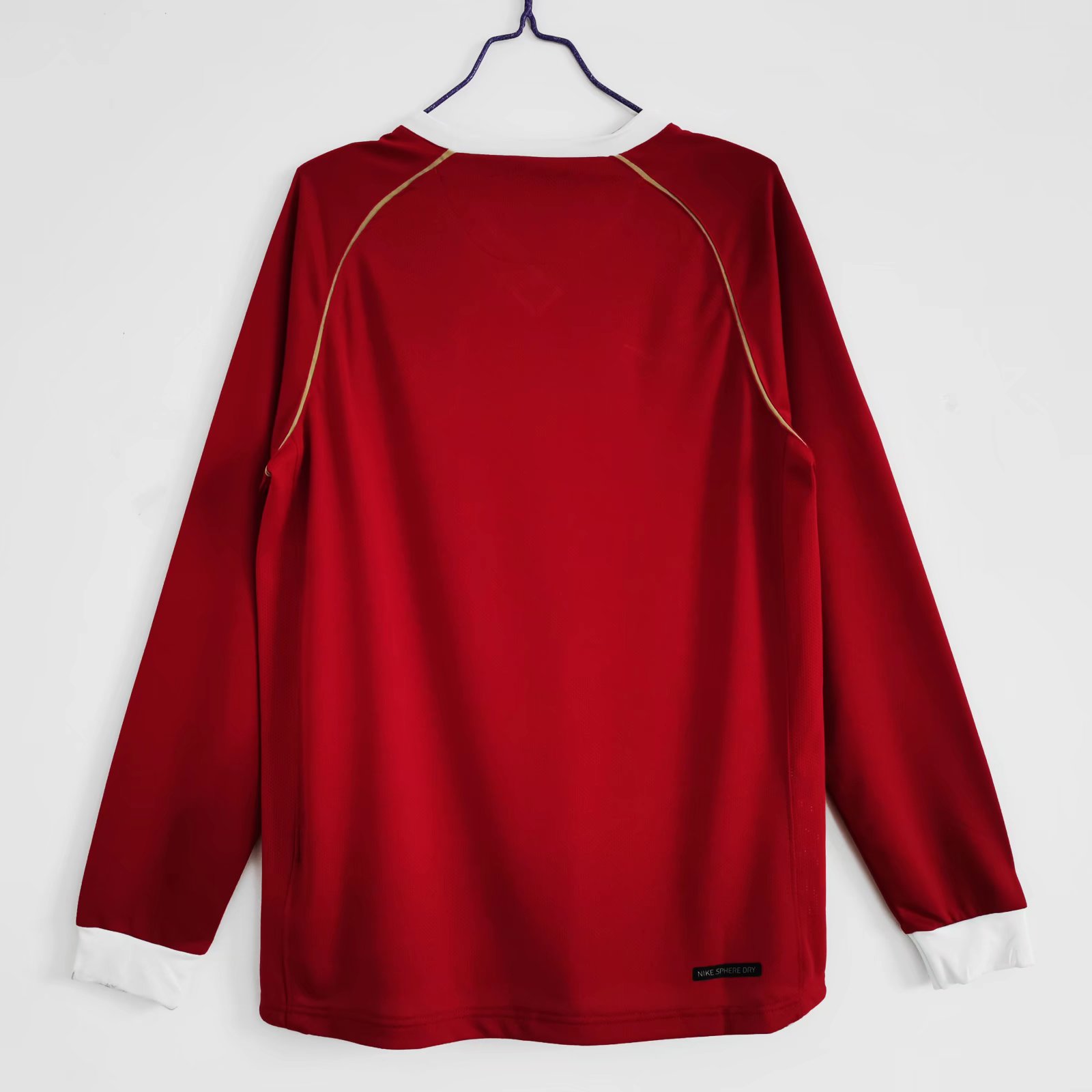 Manchester United Long Sleeve 2006-07 Home Vintage Jersey